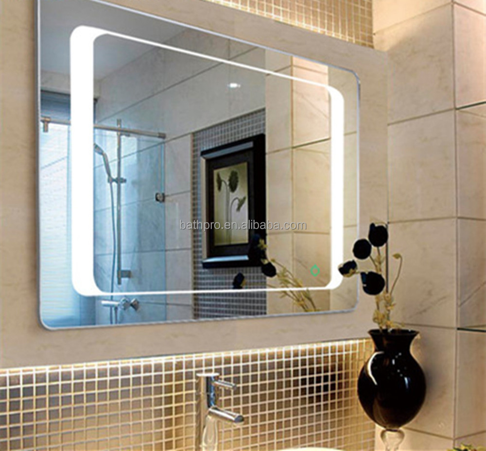 ledバスルームの鏡の壁がマウントされている3d仕入れ・メーカー・工場