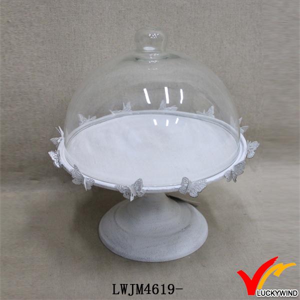 Vintage Glass Cover Dinner Pedestal Cake Plate Buy Pedestal Cake