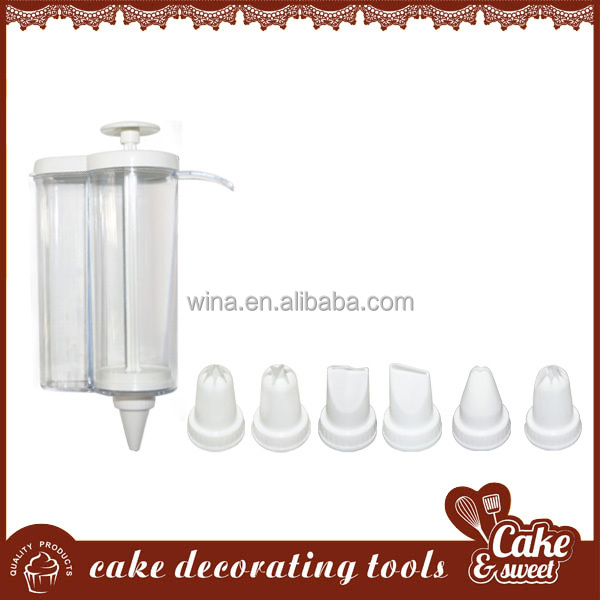 Easy using and clean icing cake decoration