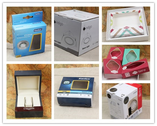 Customize high quality brand red wine glass paper box