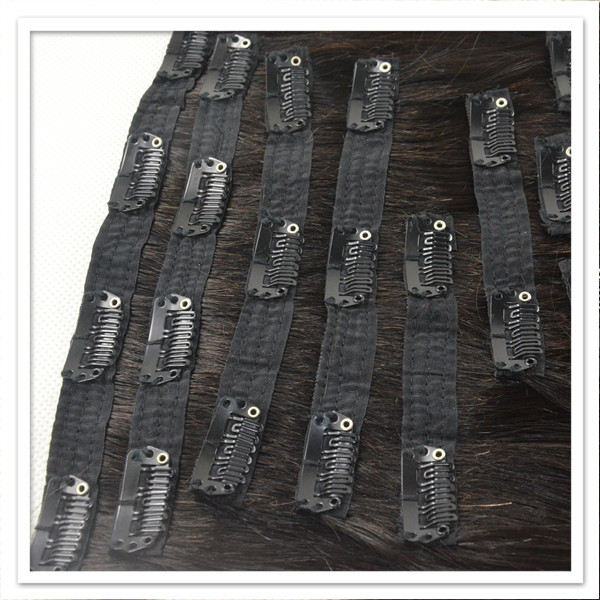 cheap 100% human hair clip in hair extension.jpg