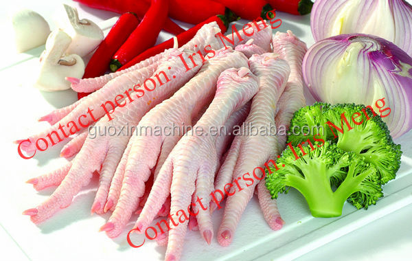 Alibaba top selling machine chicken feet processing machine