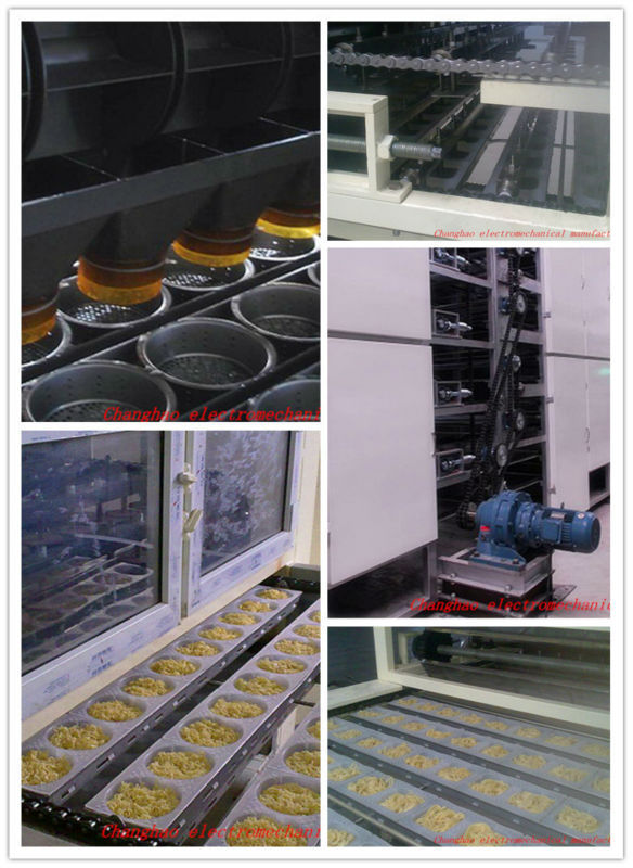 Non-fried quick cooking noodle machine