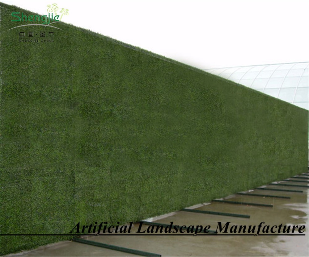 Plastic Soft Turf,Artificial Grass Wall With Green Color For Window