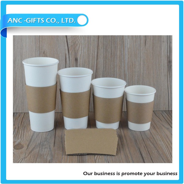 コーヒー板紙コーヒー奪う熱い販売高品質カスタムロゴ置くホット耐性カップスリーブ仕入れ・メーカー・工場