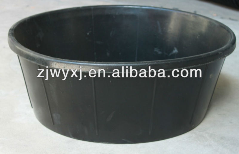 Recycled Rubber Tubs,Animal Feeder Buckets,Rubber Pan,Rubber Trough For