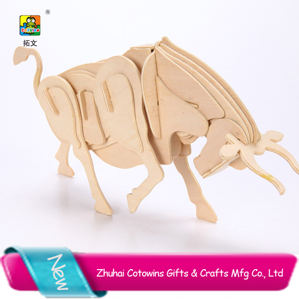 hobbycraft。 英国。 カスタムホット販売のトップ大人christmal2014年3dキュービックパズルギフト幸せな庭の動物のおもちゃ仕入れ・メーカー・工場