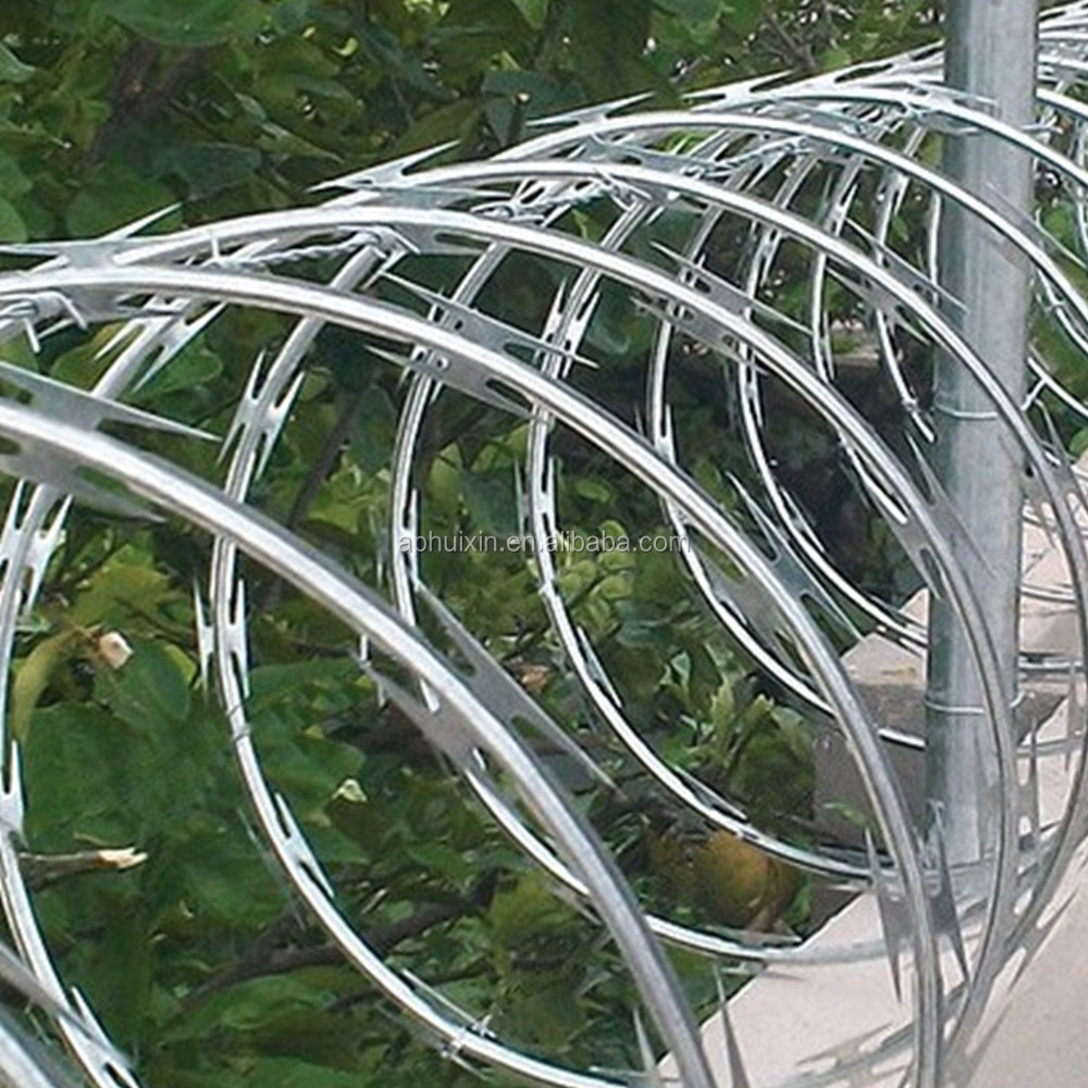 prison using razor wire fencing/high tensile razor wire security