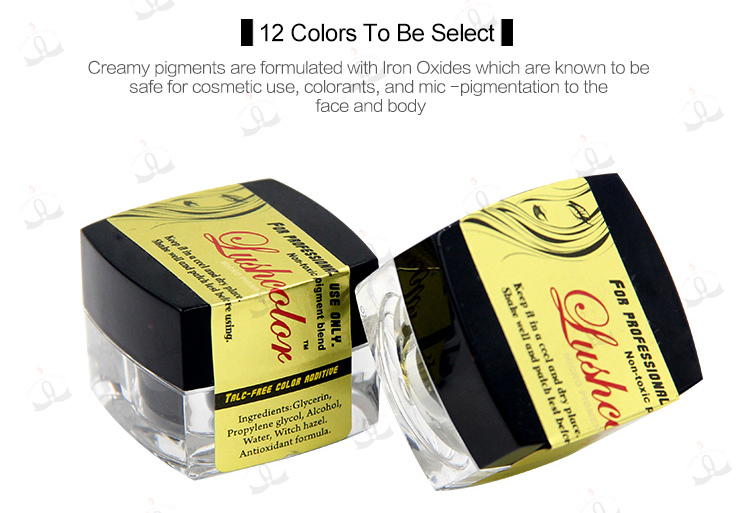 ダークブラウン化粧品インク恒久的な化粧クリームやすい色で安全な 問屋・仕入れ・卸・卸売り