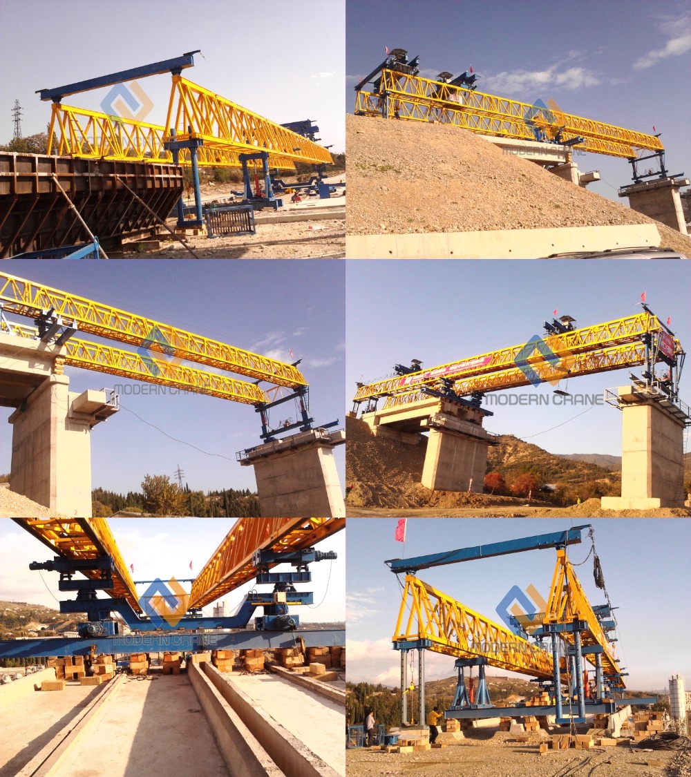 Steel Launch And Duty Bridge Girder Launching Crane,Bridge Girder