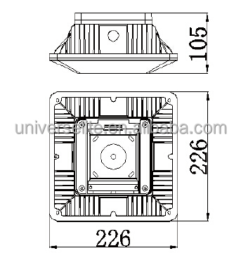 Ledガソリンスタンドキャノピーライト40w~120w問屋・仕入れ・卸・卸売り