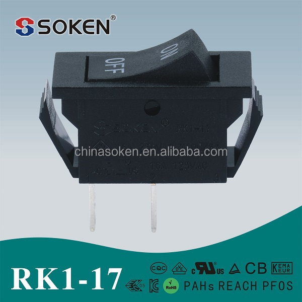 SOKEN SPST/SPDT ON-OFF/ON-ON/ON-OFF-ON 家電機器用 125V/250V ロッカスイッチ仕入れ・メーカー・工場