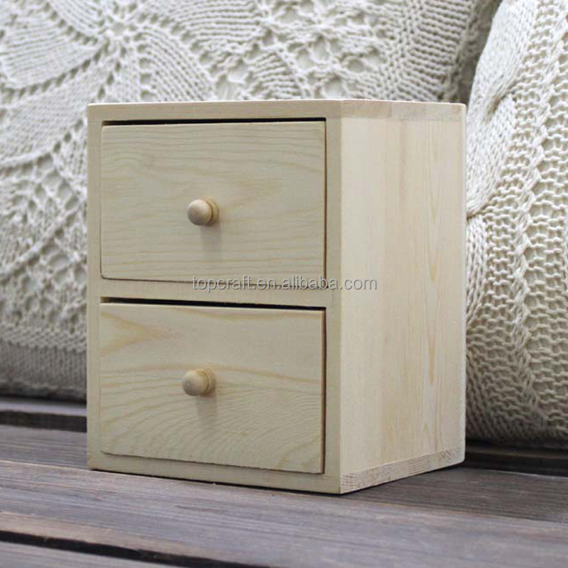 2015 Design Your Own Mini Wood Chest 3 Drawers Jewelry Box For