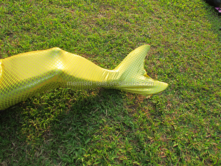 shinny,earmuffs realistic teenagers" swimmable monofins shinny mermaid tail for