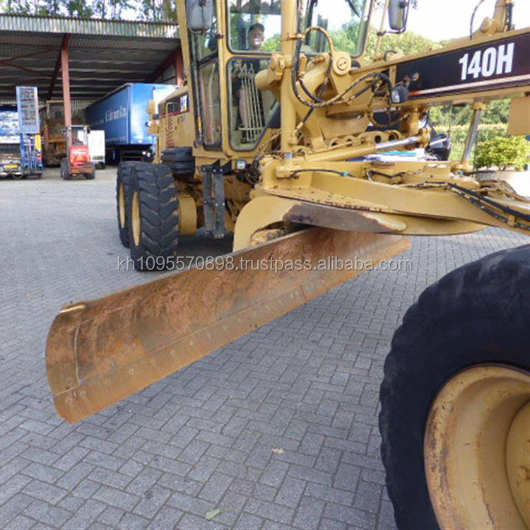 キャタピラー道路建設、使用モータグレーダ140 h用販売、日本メイド猫140 gradersで上海仕入れ・メーカー・工場