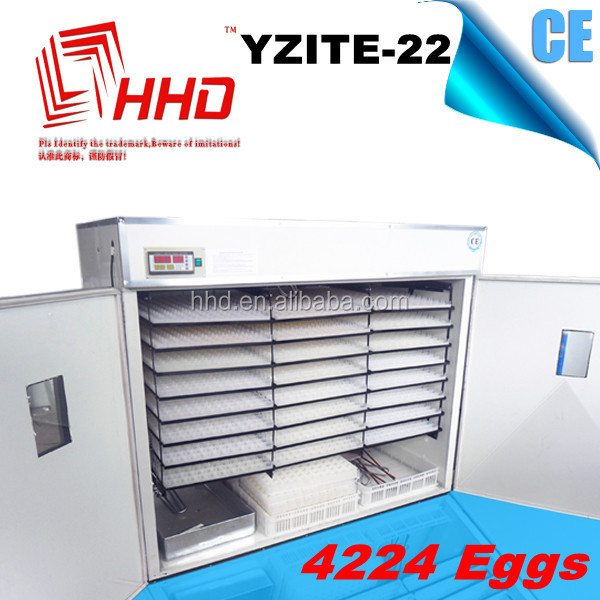 Best selling 4224 egg capacity egg incubator with low power 