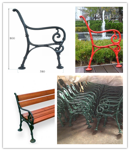 Outdoor Furniture Street Furniture Bench Cast Iron Bench Legs