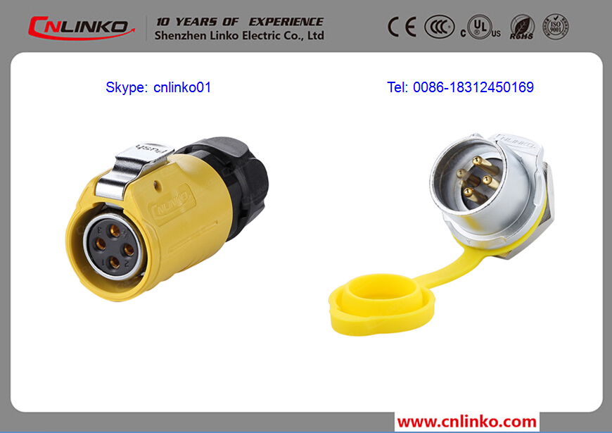 ブランド電気4cnl<em></em>inko4ピンコネクタピン防水コネクタオスバルクヘッドパネルタイプのコネクタ仕入れ・メーカー・工場