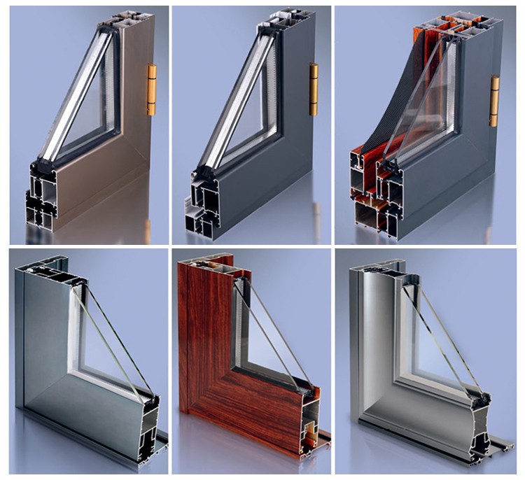 Aluminium Glass Door Thickness 1 2 2 5mm Design China Supplier