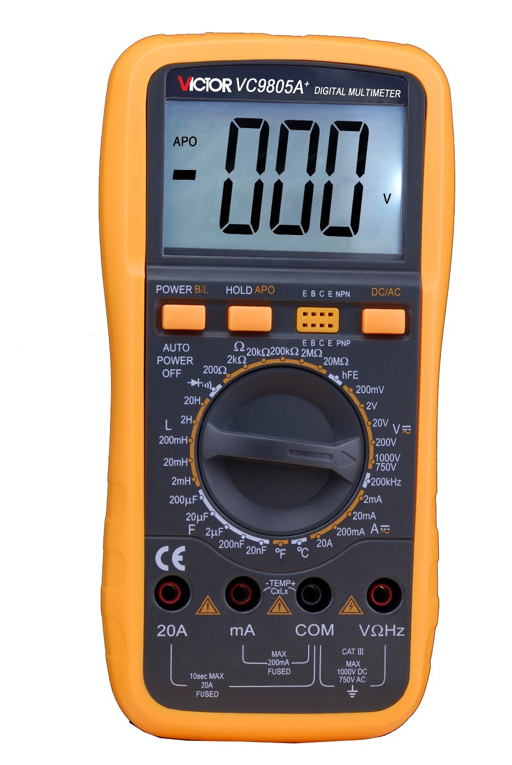Купить цифровой мультиметр Виктор 9805a + vc9805a в интернет-магазине с ...