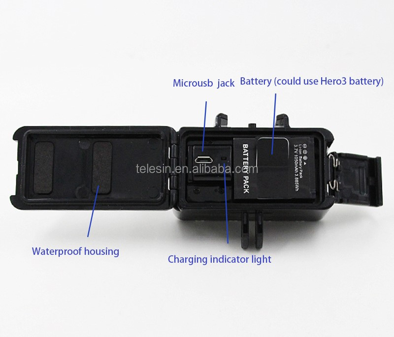 ダイビング防水led pov光で水中30メートル用行くプロhero4/3 +/3、sjcam、xiaomi yiアクションカメラ仕入れ・メーカー・工場
