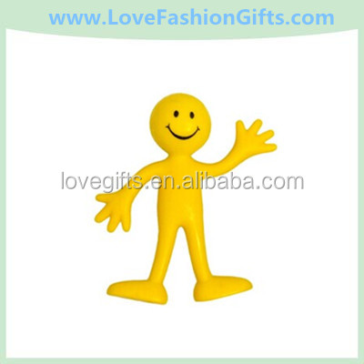 bendable smile man - 3 inch