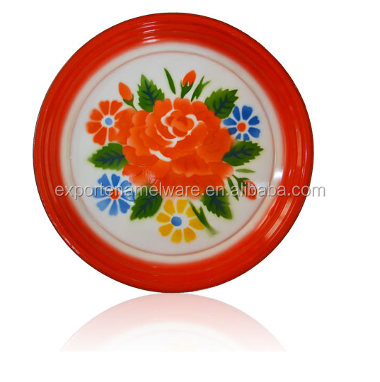 enamel round tray/enamel round tray/good quality enamel round