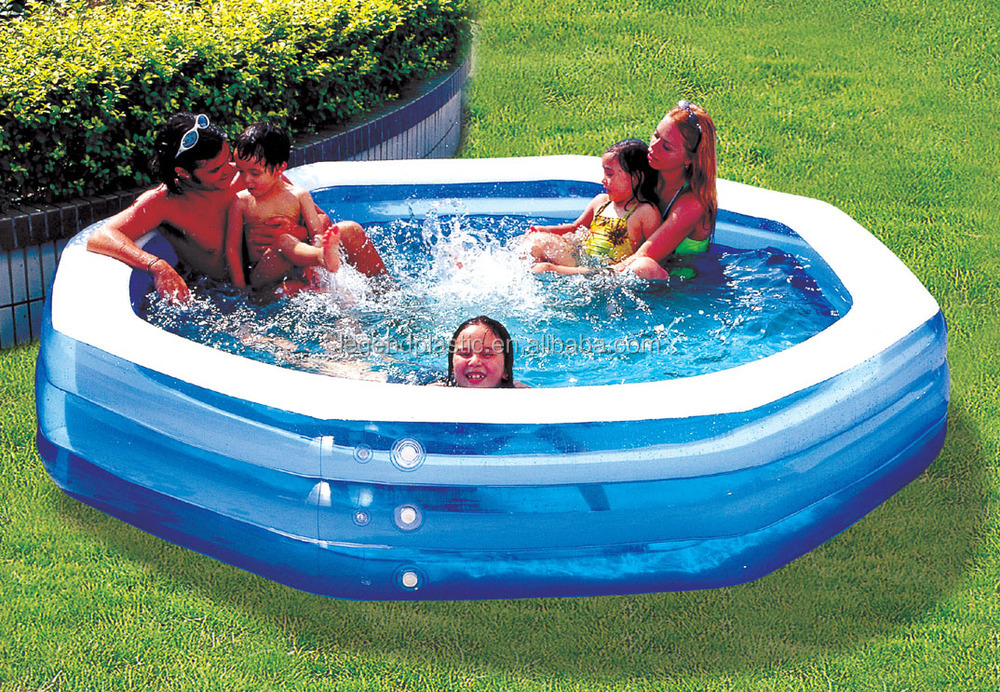 big plastic swimming pool