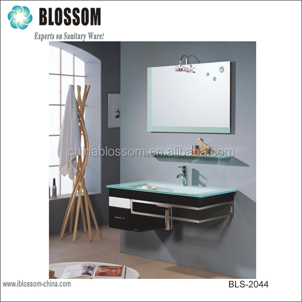 lacquer tempered glass counter basin