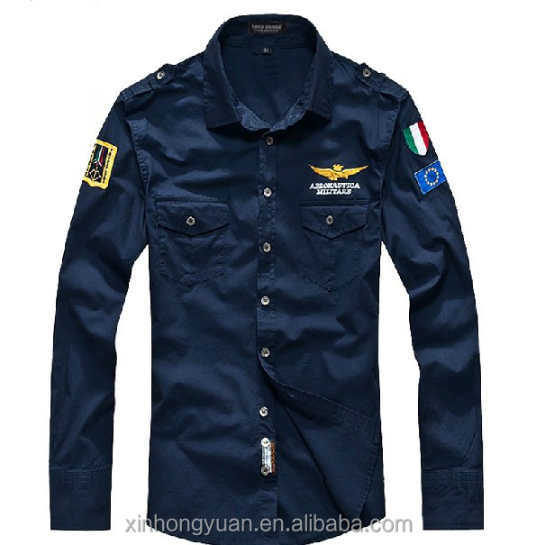 navy military shirts