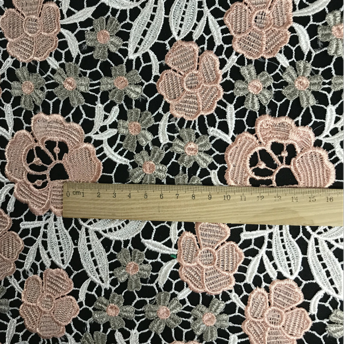 Rs462 Bulk Thick Lace Multicolor Poly Emb Lace Fabric Buy Thick Lace