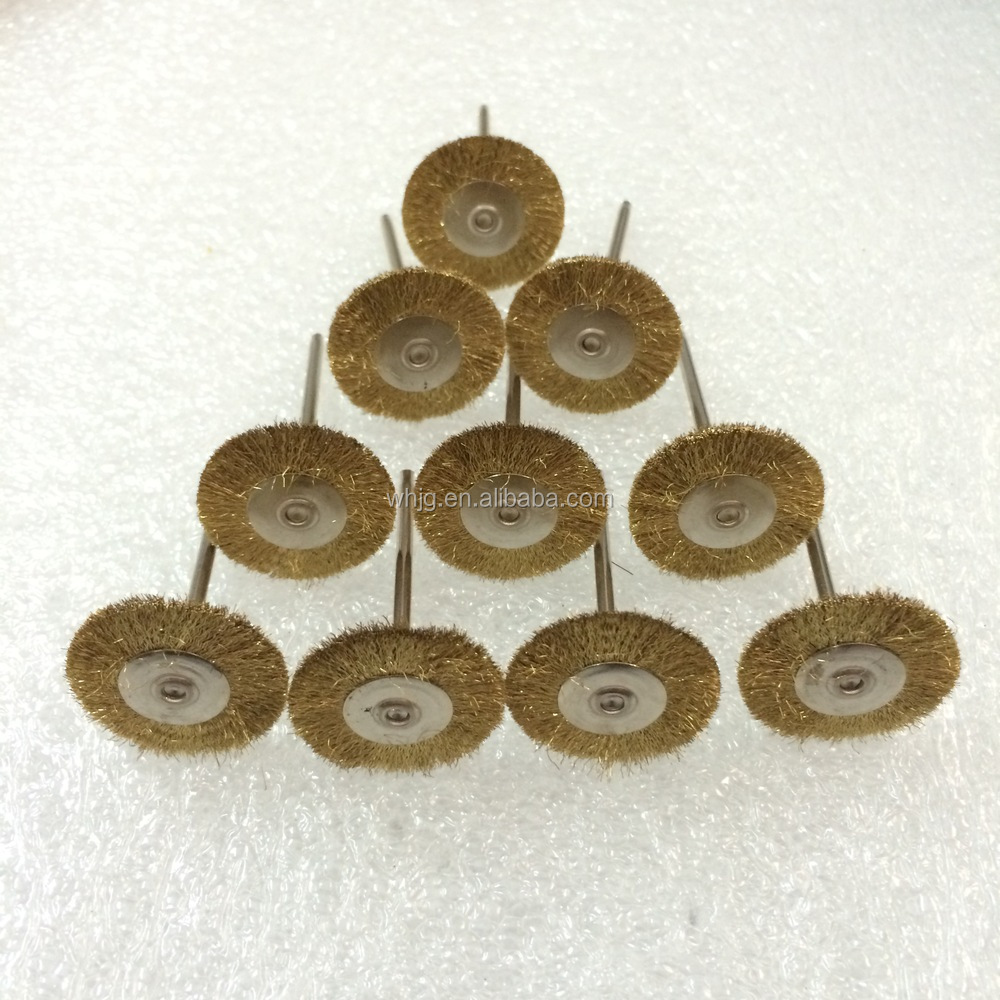 Dental Polishing Brushes For Denture Polishing Prophy Brush Wool With