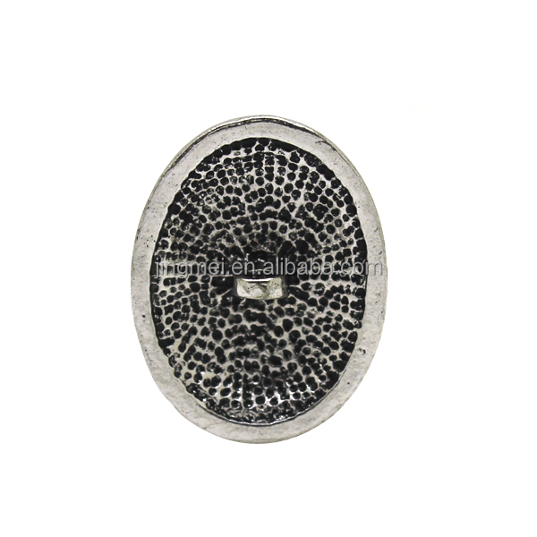 ファッションアクセサリーp0149ビンテージシルバーダイヤモンドとaaa2014年楕円形のボタンのバッジ問屋・仕入れ・卸・卸売り