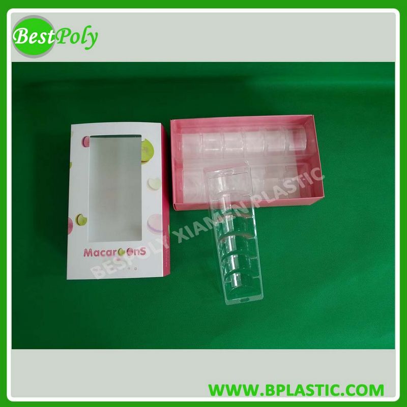Paper Packaging Box for Macarons, Egg Tart, Chocolates, Paper Window Box, Paper Drawer Box