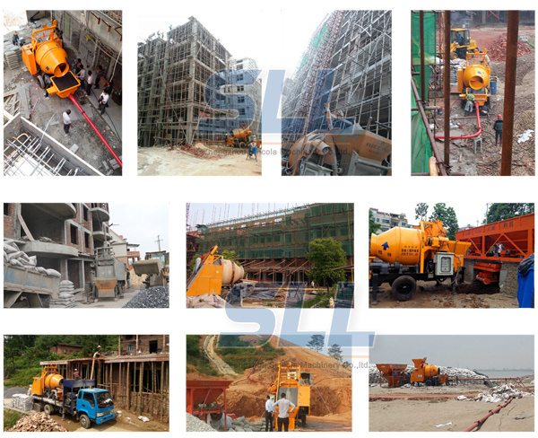 Concrete Mixer With Pump/concrete pump truck rental rates