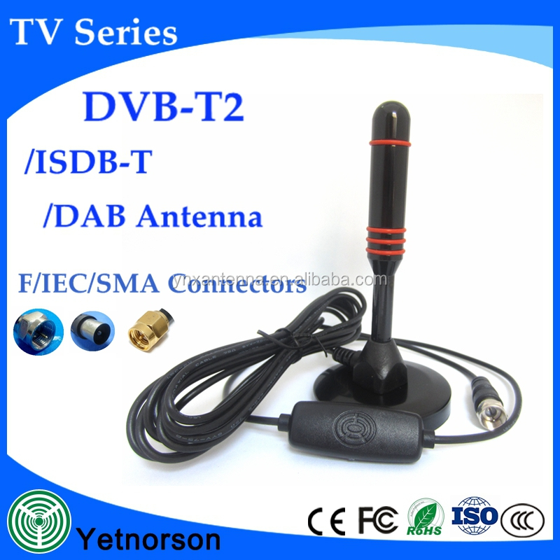 Iso9001highゲインカーtvアンテナvhfuhfデジタルテレビのatscmh、 iec/f/smaコネクタ仕入れ・メーカー・工場