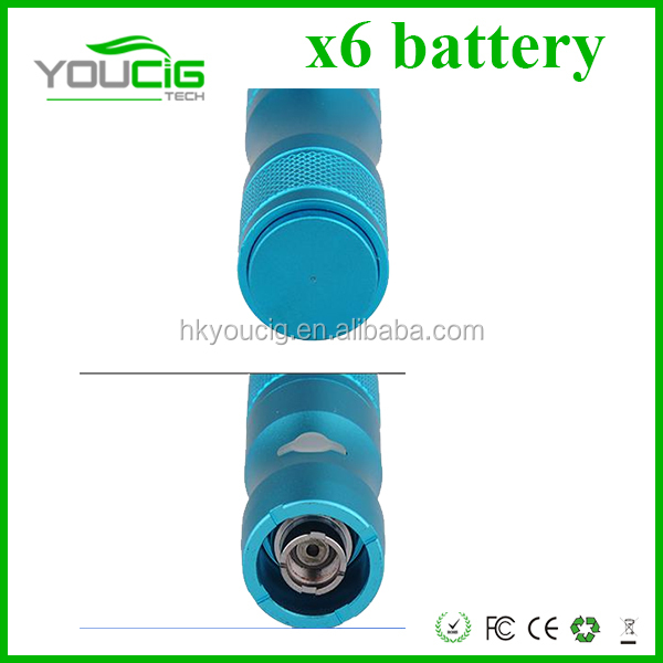 Rigid design x6 battery with 1300mAh Variable Voltage for sell