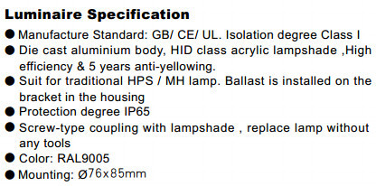 中国の太陽pmmajysb125aip65led付のガーデンランプ卸売価格仕入れ・メーカー・工場
