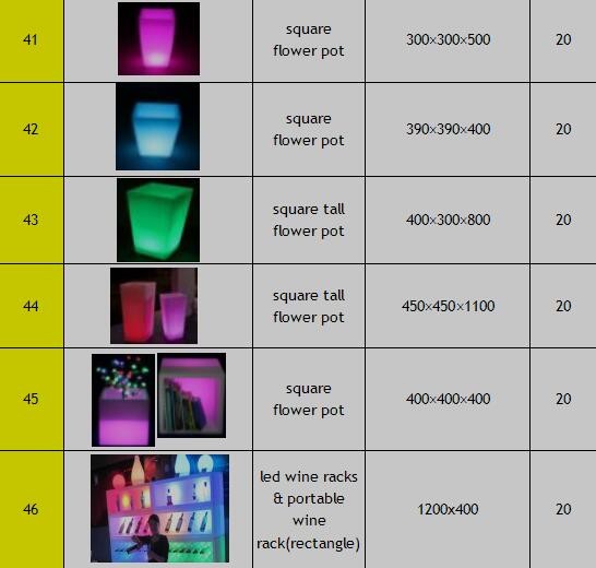 ナイトクラブ結婚式パーティーディスコled家具テーブル、椅子、ソファ、キューブスツール、バーカウンター、ボール販売のため仕入れ・メーカー・工場