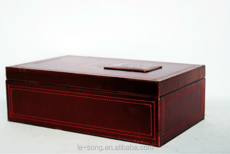 Red Wine color double bottle wine Box