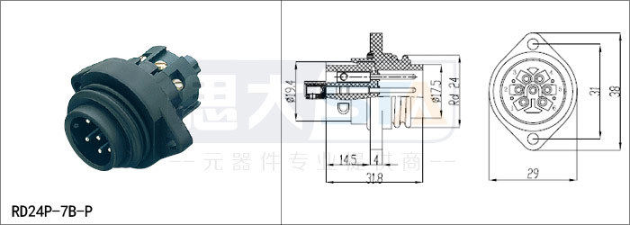 空気rd24j10スタイルプラグ圧着コネクタ仕入れ・メーカー・工場