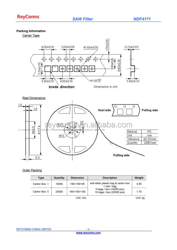 Cdma450reyconnsndf4171ブロックltx412.5sawフィルタと中心周波数mhzの仕入れ・メーカー・工場