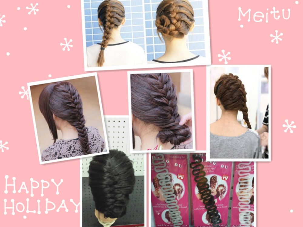 3色ファッションヘアツイストスタイリングバンメーカーでマジックヘアツイストスタイリングおだんごメーカー 問屋・仕入れ・卸・卸売り
