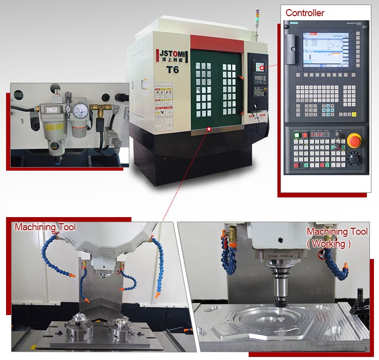 高精度立掘削と タッピング cnc フライス盤で ファナック サーボ モータ仕入れ・メーカー・工場