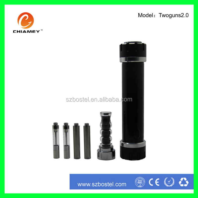 2014 New product TwoGuns 2.0 mods ecig for dry herb and wax vaporizer