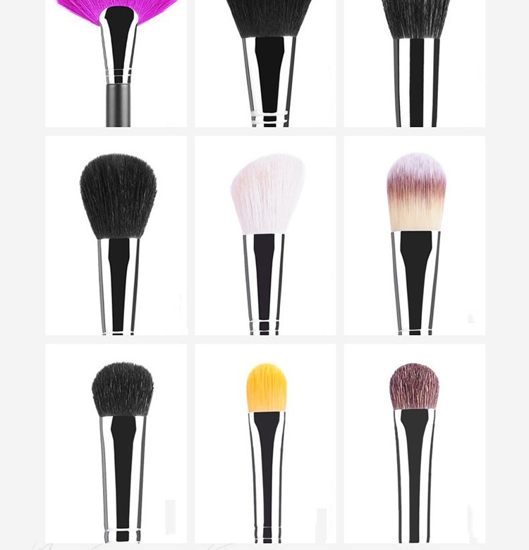 MSQ 2016 High-end Private Label 18pcs Black Make Up brush