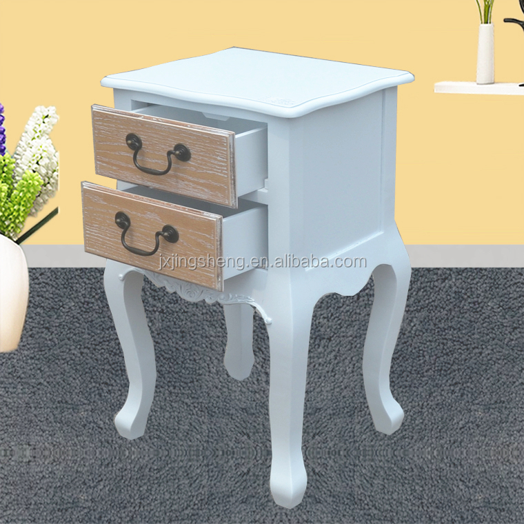 Antique Moroccan Style Furniture Cheap Painted White Bedside