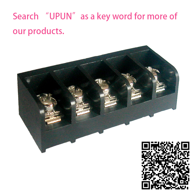 Upun Pcb Terminal Connector 5 Way Connector Pcb Block Screw 300v 20a