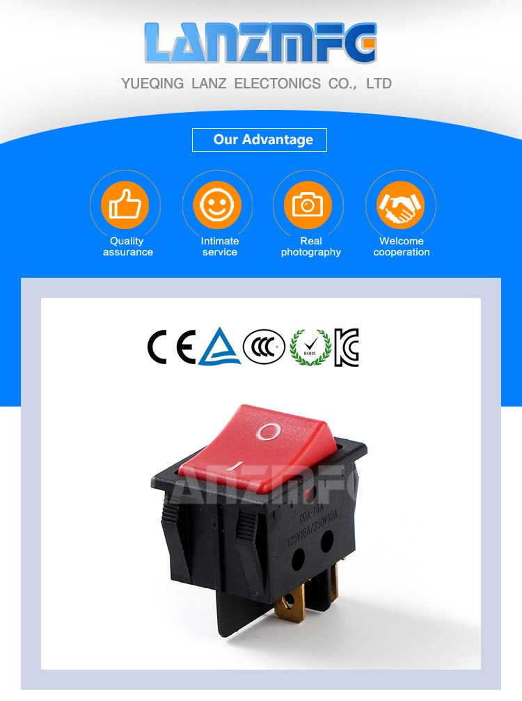 4 PIN Rocker Switch