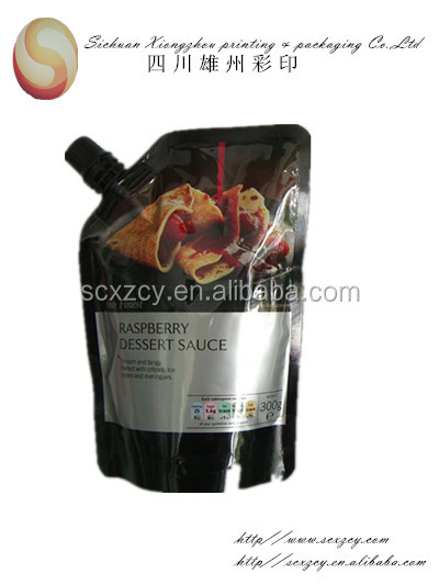 printing standup pouch with spout for coconut water